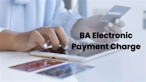 ba electronics credit card charges.